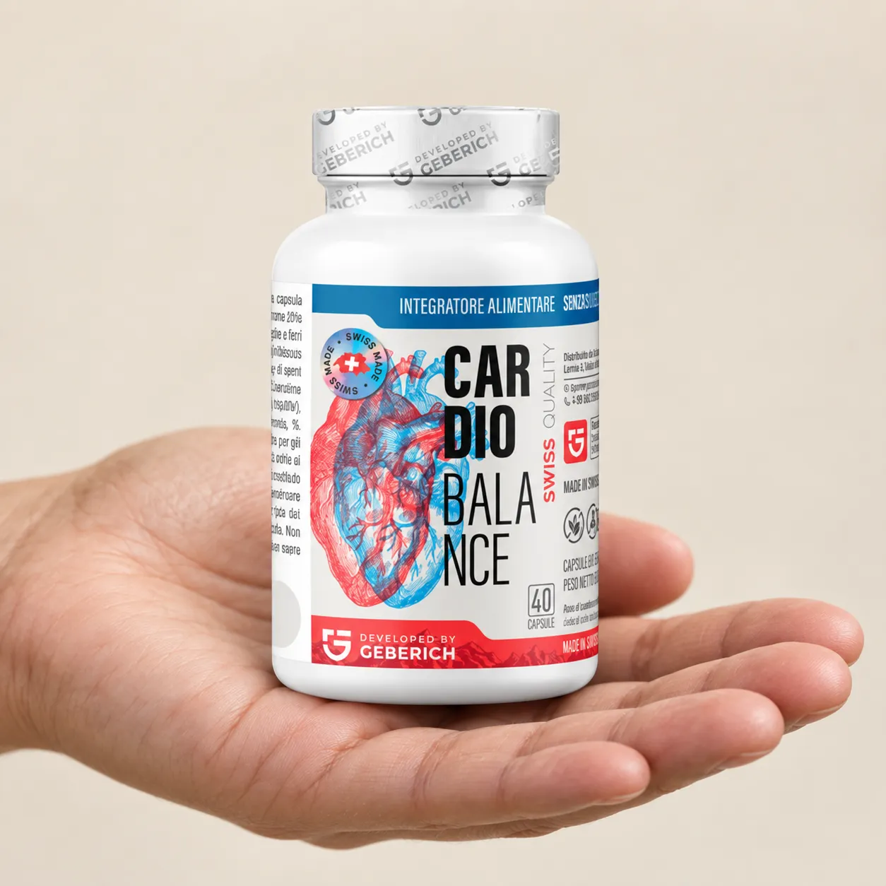 CardioBalance — de verpakking in de hand
