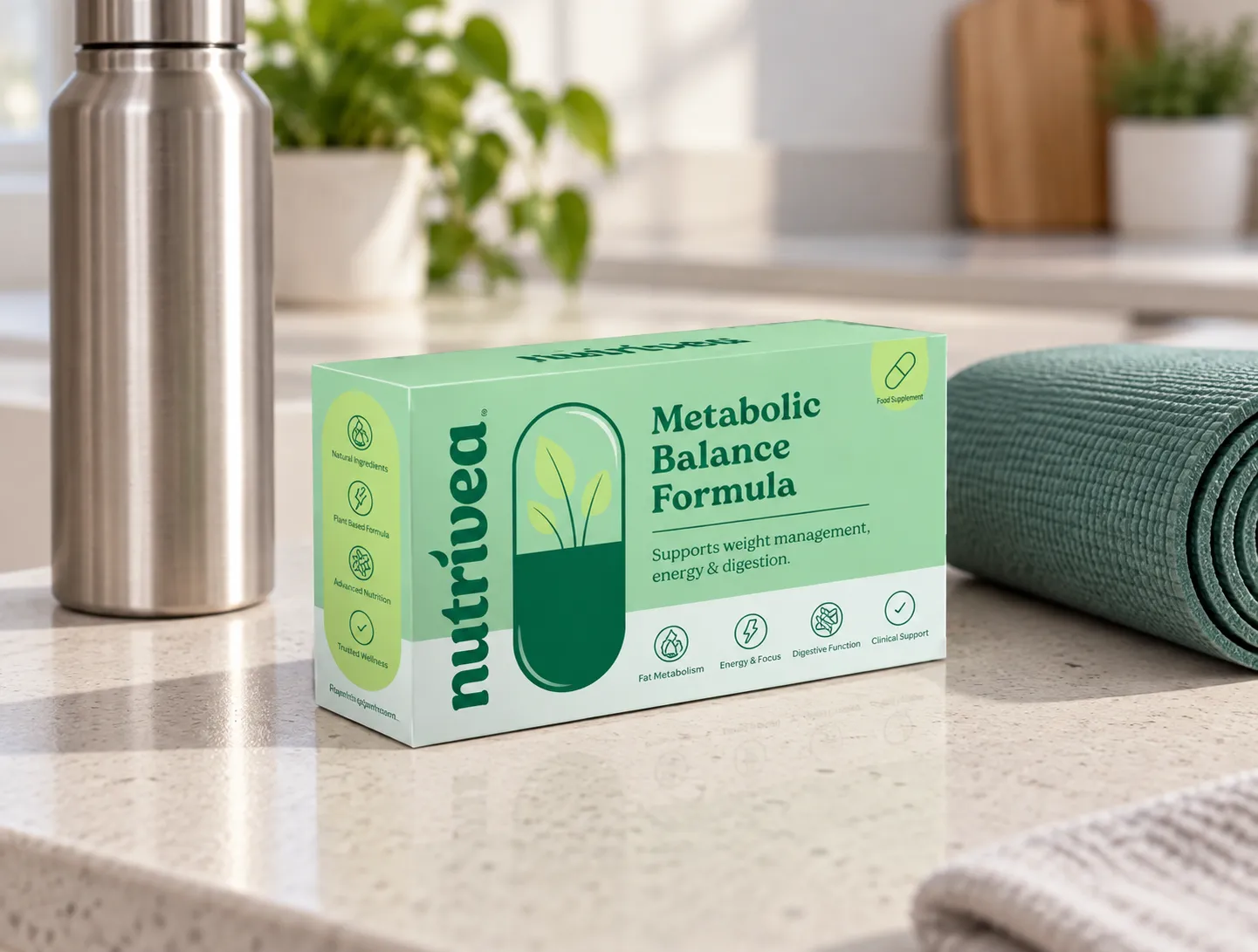 Nutrivea — de verpakking in het dagelijks gebruik