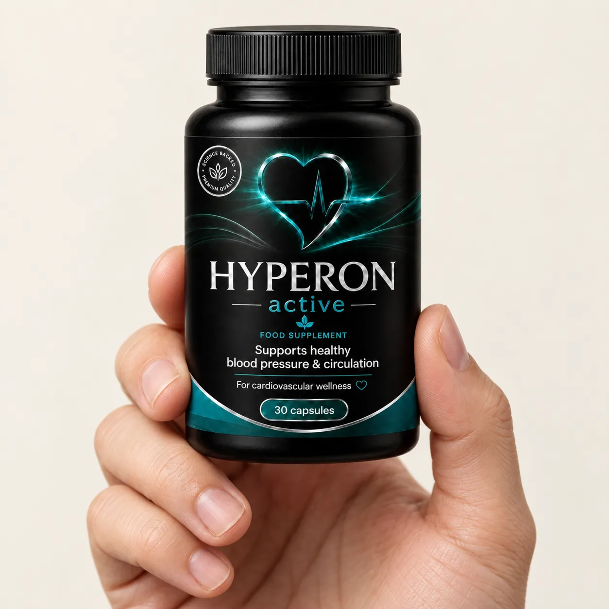 Hyperon — de verpakking in de hand