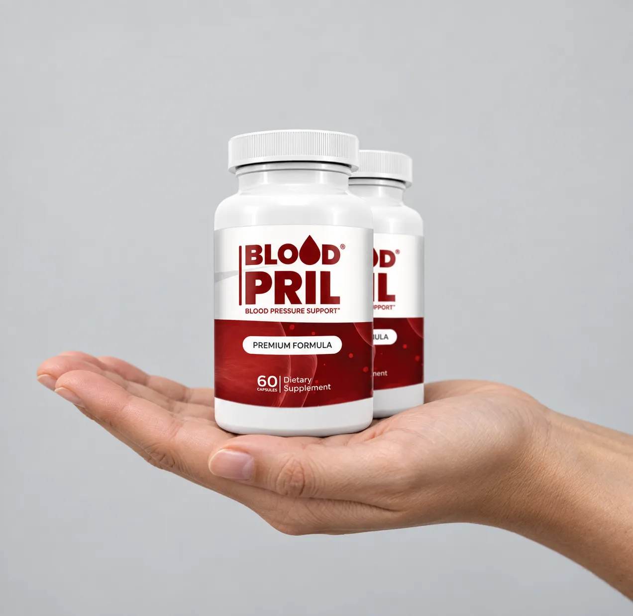 Bloodpril — de verpakking in de hand