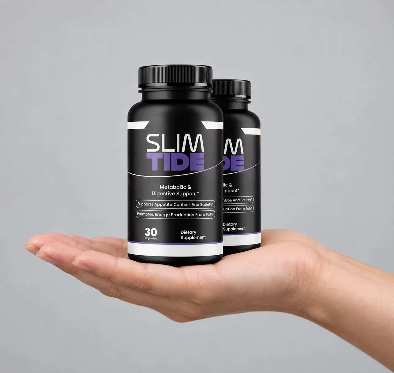 Slimtide — de verpakking in de hand